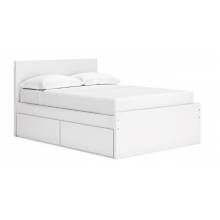 EB9630B11 Onita Full Panel Platform Bed with 1 Side Storage