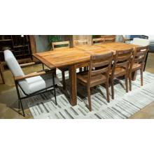 D790-35-01(6)-02A(2) 9PC SETS Dressonni Dining Extension Table + 6 Chairs + 2 Arm Chair