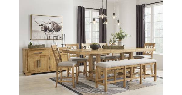 D773-32-124(6)-09 7PC SETS Havonplane Counter Height Dining