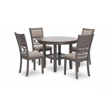 D425-225 Wrenning Dining Table and 4 Chairs (Set of 5)