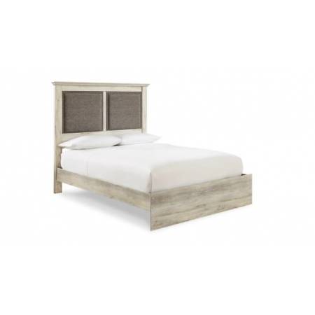B192B45 Cambeck King Upholstered Panel Bed