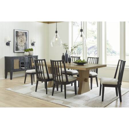 D841-45-01(6) 7PC SETS Galliden Dining Table + 6 Chairs