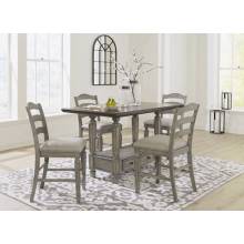 D751-13-124(4) 5PC SETS Lodenbay Counter Height Dining Table + 4 Barstools