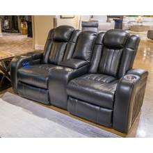 9070318 Caveman Den Power Reclining Loveseat with Console