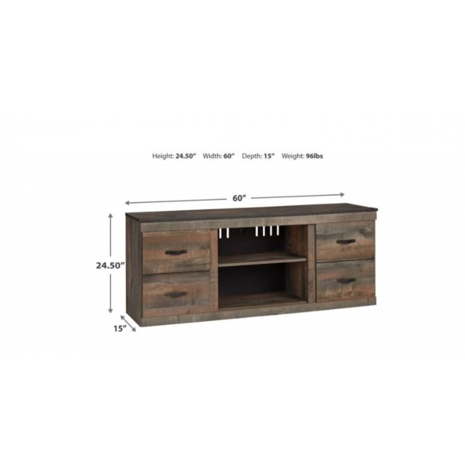 Trinell 60 2024 tv stand