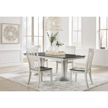 D796-25TB-01(4) 5PC SETS Darborn Dining Table + 4 Chairs