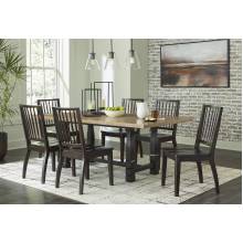 D753-25-01(6) 7PC SETS Charterton Dining Table + 6 Chairs