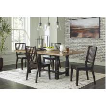 D753-25-01(4) 5PC SETS Charterton Dining Table + 4 Chairs