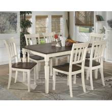 D583-25-02(6) 7PC SETS Whitesburg Dining Table + 6 Chairs