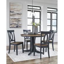 D502-15-01(4) 5PC SETS Landocken Dining Table + 4 Chairs