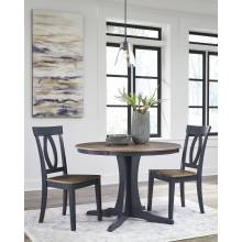 D502-15-01(2) 3PC SETS Landocken Dining Table + 2 Chairs