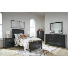 B687-53-52-86-31-36-92 4PC SETS Lanolee Twin Panel Bed