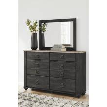 B3670-31-36 Nanforth Dresser + Mirror