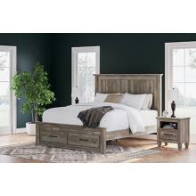 B2710-58-56S-97 Yarbeck King Panel Bed with Storage
