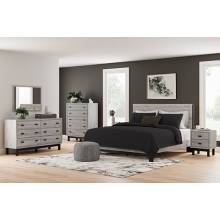 B1036-231-36-58-56-97-92 4PC SETS Vessalli King Panel Bed
