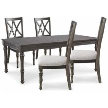 D722-35-01(4) 5PC SETS Lanceyard Dining Table + 4 Chairs