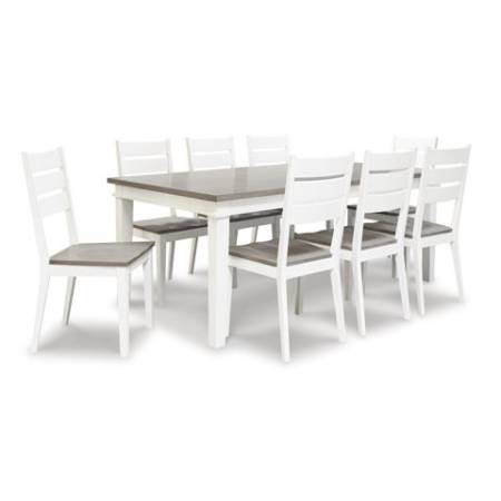 D597-35-01(8) 9PC SETS Nollicott Dining Extension Table + 8 Chairs