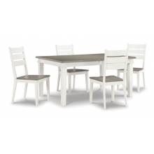 D597-35-01(4) 5PC SETS Nollicott Dining Extension Table + 4 Chairs