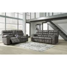 28402-89-94 2PC SETS Derwin Reclining Sofa with Drop Down Table + Loveseat