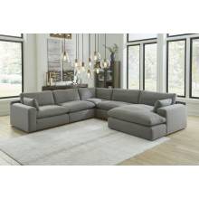 10007-64-46-77-46-17 Elyza 5-Piece Sectional with Chaise