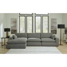 10007-16-46-65 Elyza 3-Piece Sectional with Chaise