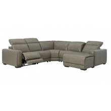 U94202-46-46A-58-77-97 Correze 5-Piece Power Reclining Sectional with Chaise