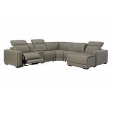 U94202-46-46A-57-58-77-97 Correze 6-Piece Power Reclining Sectional with Chaise