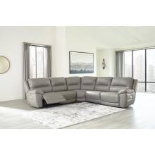 U71605-58-31-77-46-62 Dunleith 5-Piece Power Reclining Sectional