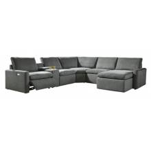 60508-58-57-31-77-46-17 Hartsdale 6-Piece Right Arm Facing Reclining Sectional with Console and Chaise