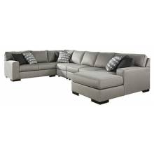 41902-55-77-46-34-17 Marsing Nuvella 5-Piece Sleeper Sectional with Chaise