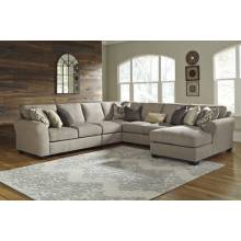 39122-55-46-77-34-17 Pantomine 5-Piece Sectional with Cuddler
