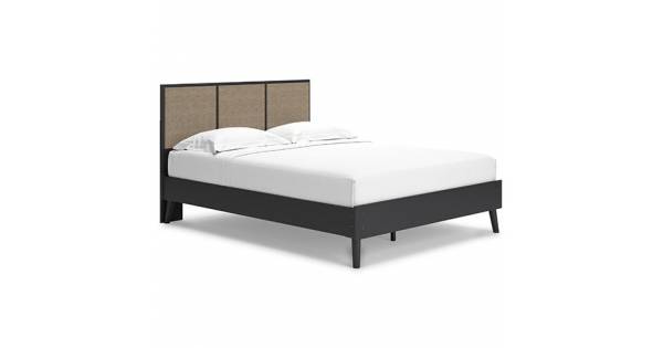 Eb1198-113-157 Charlang Queen Panel Platform Bed