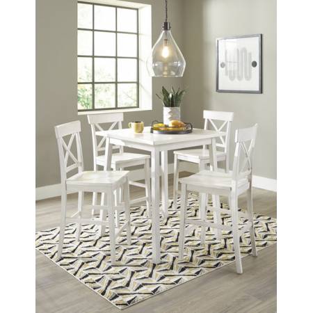 D242-13-124(4) 5PC SETS Stuven Counter Height Dining Table