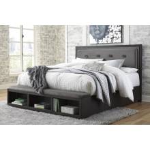 B731-54S-57 Hyndell Queen Upholstered Storage Bed