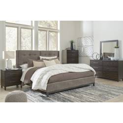 B374 4PC SETS Wittland California King Upholstered Bed