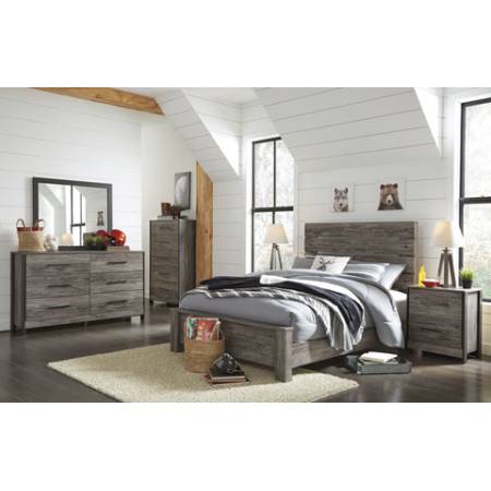 B227 4PC SETS Cazenfeld Full Panel Bed