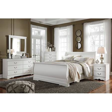 B129-74-77-98-31-36-92-46 5PC SETS Anarasia Queen Sleigh Bed