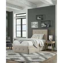 B092-53-50 Gladdinson Twin Upholstered Storage Bed