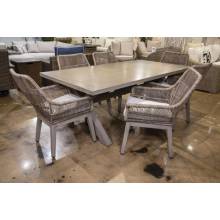 P399 7PC SETS Beach Front Outdoor Dining Table