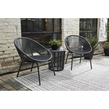 P312-049 Mandarin Cape Outdoor Table and Chairs (Set of 3)
