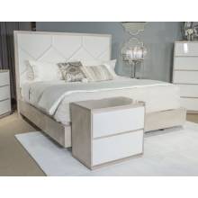 B950-54-57 Wendora Queen Upholstered Panel Bed