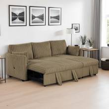 SL64002BR-SF-PK Denholme Sectional w/ Pull Out