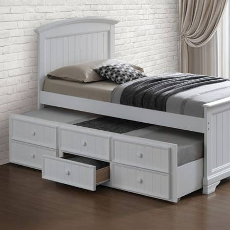 FM7107WH-T-BED Fanton Captain Bunk Bed