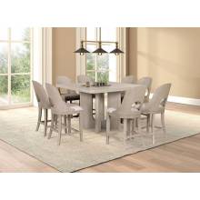 FM39004AK-PT-9PC 9PC SETS Sterling West Square Counter Ht. Table + 8 Chairs