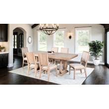 FM3601NT-T-7PC 7PC SETS Orbetello Dining Table + 6 Side Chairs
