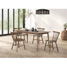 FM3100WN-T-5PC 5PC SETS Beale Dining Table + 4 Chairs