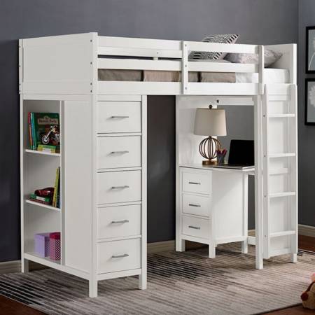CM-BK970-BED Cassidy Twin Loft Bed