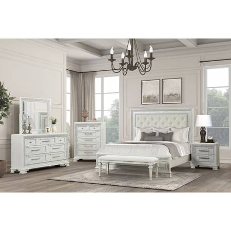FM70000WH-W-EK-5PC 5PC SETS Stella Mia E.King Bed