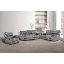 NX6002GY-SF-2PC 2PC SETS Themis Manual Sofa + Loveseat