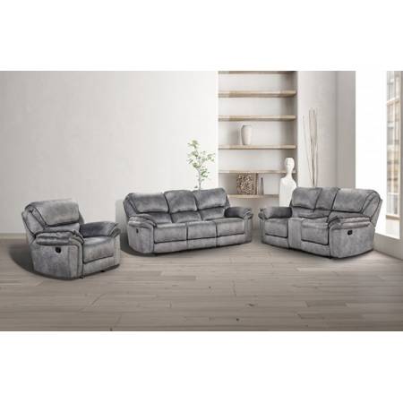 NX6002GY-SF-2PC 2PC SETS Themis Manual Sofa + Loveseat